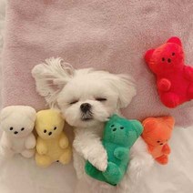 강아지 애착인형 하리보인형 5종세트, 레드