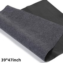 내화 바베큐 매트 벽난로 화로 야외 잔디 테라스 러그 보호 액세서리, S 39x47 inch