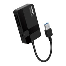 카드리더기 usb sd card 레노버 D302 USB 3.0 카드 리더기 4 in 1 다기능 TF CF MS 보안, 01 Black