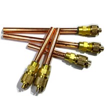 냉장고부품 75mm 길이 냉장고 체크 충전 밸브 불소 노즐 퀵 커넥터 쿨러 냉동 부품