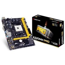 [해외] BIOSTAR A320MH PRO A320 칩셋 AM4 인터페이스 데스크탑 PC 마더 보드 MICROATX, 상세내용표시
