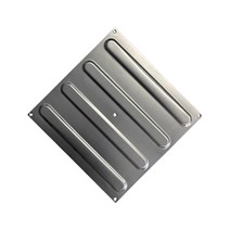 시각장애 보도 블럭 점자 패드 블록 매트 바닥 가이드, SUS304-도트 패턴 250x250mm