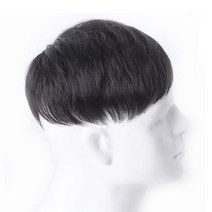 과하지 않은 자연스러운 남성 가발 정수리 전체 투블럭 스타일, 중형