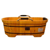 편백나무욕조 히노키탕 풀빌라 반신욕 자쿠지 힐링, 길이 80cm-가로 50-높이 45cm