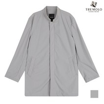 인디안 TREMOLO 그레이 N스트레치 바바리 코트__TRNEBVS1126