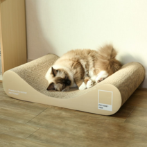 펫톤 빅사이즈 고양이 소파 스크래쳐 베이지