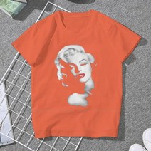 아름다운 마릴린 먼로 클래식 여성 의류 빈티지 대체 재미 있은 삽화 대형 티셔츠 고스 Blusas