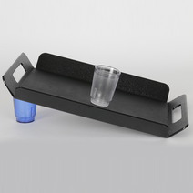 논슬립 손잡이쟁반 / 트레이 카페 패스트푸드 사각쟁반 한식 양식 중식 일식 식당 가정용 업소용 주방112, 밤색