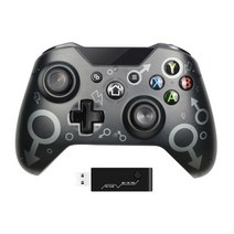 게임패트 조이스틱 콘트롤러Ps3/PC 용 컬러 박스 N1 핸들 슈트가있는 Xbox One 최신 2.4G 무선 게임 컨트롤, 01 Gray