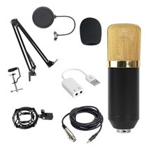 스탠드스튜디오 실내 포토박스 bm 800 노래방 마이크 bm800 studio condenser mikrofon mic bm-800 for ktv radio 노래 녹음 컴퓨터, 금