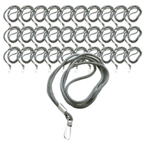 옹달샘 외줄고리 명찰줄 3mm, 회색, 100개입