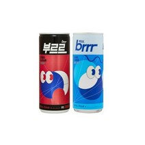 일화 1+1 무설탕 0Kcal 부르르 제로 사이다 + 콜라250ml 총60캔, 음료