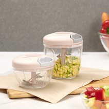 [익일출고] 강블리 만능 야채 다지기, 400ml, 핑크