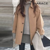 헤레이스 베이직 하프코트 YMSH22FW436