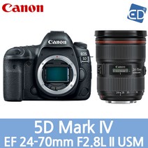 [캐논 정품] EOS 5D Mark IV / 렌즈 패키지/ED, 06 바디+EF 24-70mm II USM