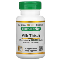 CGN 실리마린 밀크시슬 유로허브 175mg 60정 Milk Thistle, 1개, 기본
