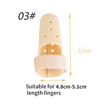 손가락부목 손가락아대 보호대 교정 깁스 125pcs 손가락 부목 중괄호 가드 손가락 염좌 골절 고정 지원 손가락 교정기 정형 외과 교정 장치 교정, 1개 03