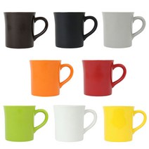 노빌타 컬러 머그잔 340ml (8color) 카페 커피잔, 블랙무광