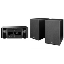 마란츠 M-CR612 + 데논 SC-N10 분리형 오디오 미니 컴포넌트 세트, 스피커(화이트), 612(SG)