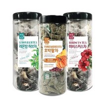 녹차원 가벼운하루 60T 3종(호박팥차 60T+히비스커스60T+레몬밤허브차60T) 명절 부모님 선물 탕비실 회사 체중조절 손님접대, 2set