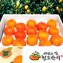 농랑부랑 고당도 청도반시 씨없는 감 홍시 연시 5kg 1박스, M (31~35과), 1개