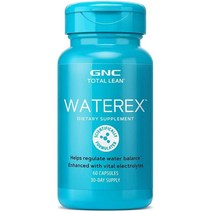 GNC 지앤씨 워터렉스 비타민B6 마그네슘 칼륨 60정, 단품