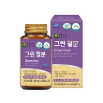 그린철분 유산균배양물 철분 90캡슐, 1개