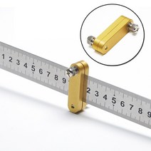 마킹게이지 목공용자 경사계 스크라이브 마킹측정 눈금자 선긋기스틸 눈금자 위치 295, m, 은