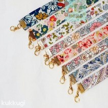 핸드메이드_분실방지_마스크_줄_스트랩_지킴이_안경__목걸이 07CA, C패턴플라워