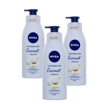 니베아 오일 인 로션 코코넛 앤 모노이 오일 바디로션 400ml Nivea Oil In Lotion Coconut Monoi Oil Body Lotionl, 3개