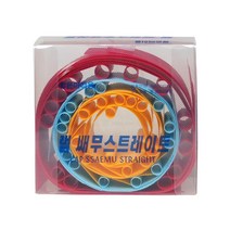 랩 쎄무 스트레이트 말린 판넬(짧은머리용)/스트레이트 판넬, 1개