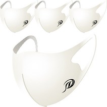 어택존 쿨 구리 & 화산재 마스크 4P 국내생산 새부리형 기능성 항균 패션 군인 로카 남녀공용, 아이보리 L