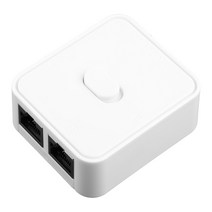 네트워크 스위치 허브 2포트 AB 수동 네트워크 스위처 In 1 Out/1 RJ45 CAT6 이더넷 공유 스위치 박스 Drop, 01 white