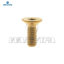 Wanyifa 티타늄 볼트 M3x 6 8 10 12 15 18mm 알렌 키 오명 나사 항공 모델 자전거 용105890, 02 Gold_01 M3_03 10mm