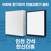 인천 간석한신더휴 아파트 환기시스템 전열교환기 필터 H13등급 공동구매, 30평, 카본프리세트(헤파1+카본프리2)