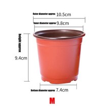 수경재배화분 행잉 포트 상추 벽걸이 베란다 텃밭 10/50/100pcs 플라스틱 성장 상자 모종 트레이 정원 식물, 01 50PC_03 M