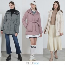 엘르스포츠 22FW 여성 시티 패딩 재킷