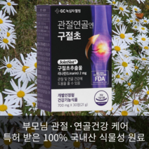 녹십자웰빙 관절 연골 엔 구절초 추출물 리나린 국내산 식물성 원료 특허 30정