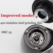 고추분쇄기 업소용 대형 고추가는기계 식재료 고추가루 분쇄기 전문 커피 그라인더 220, 하얀