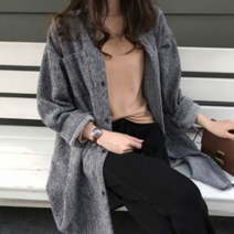 오너클랜 카디건 골덴자켓 롱남방 캐주얼자켓 가을 WS-ST02
