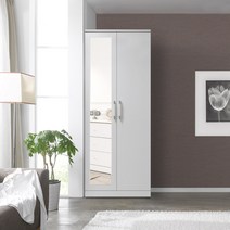 솜씨방 라온 키높이 800 장롱 이불장, 03-2_라온 키높이 800 거울 이불장, 화이트