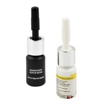안경 수리키트 나사 코받침 미니 공구2pcs 앞 유리 수리 솔루션 실용적인 긴 균열 수리 액체 세트 3ml병 실용적인 자동차 유리 수리 도구 키트