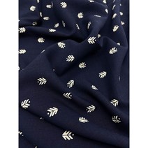 레이온직기원단 30수급 네이비 패턴 촤르르 브라우스 원피스 셔츠 봄가을 원단