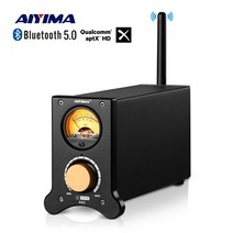 AIYIMA TPA3116 블루투스 5.0 파워앰프 VU 미터 스테레오 레벨 표시기 오디오 앰프 스피커 QCC3034 APTX-HD 100Wx2, A02 앰프만 해당
