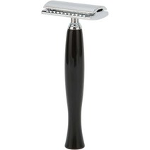 바버샵 클래식 면도기 수동 일본 수입 전문 이발소 양날 면도칼 가정용 호텔 블랙