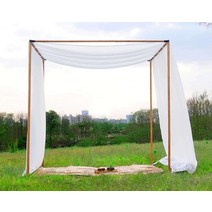 조립식 원목 파고라 야외 카페 원두막 옥상 그늘막, 통나무색상1.8X1.6X1.9미터높이-맨바닥