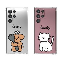 투명 방탄 러블리 강아지 고양이 곰돌이 디자인 핸드폰 케이스 버즈2 점프2 퀀텀3 와이드6 A33 A12 M12 학생폰 키즈폰 커플 귀여운 케이스