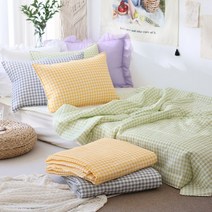 벨라이프 깅엄체크 시어서커 누비이불 3color