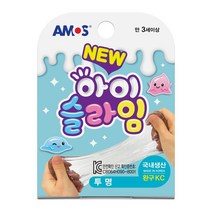 아모스 아이 슬라임 베이스 70g 만들기 안전한 재료, 하늘, 아이슬라임 300g