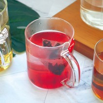 100SU 라운드 머그 유리컵(소 중 대), 중-430ml